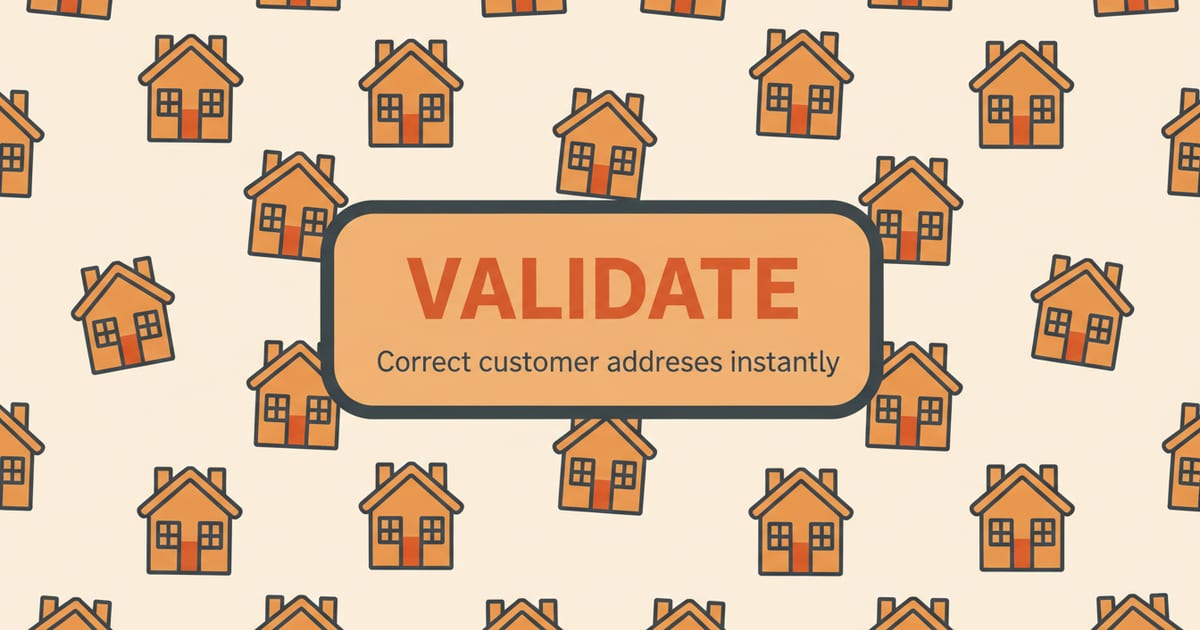 Flat orange and charcoal illustration on a warm cream background, showing apps & tools icons either side of a short headline