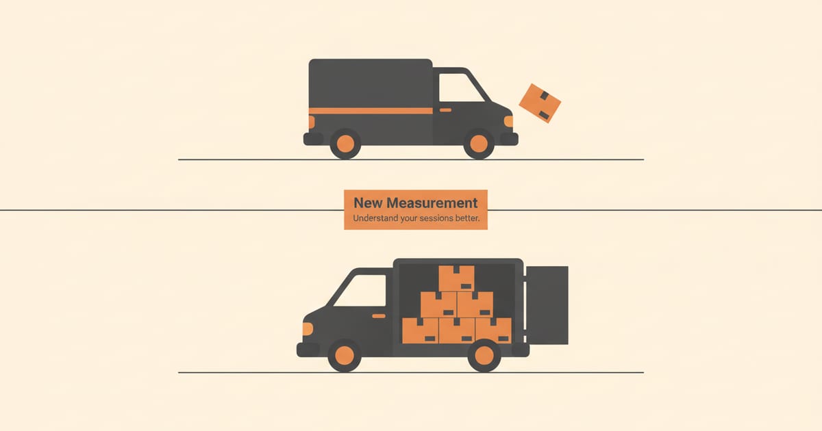 Flat orange and charcoal illustration on a warm cream background, showing news & updates icons either side of a short headline